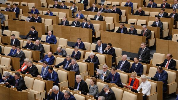 Sessão da Duma, na Rússia. - Sputnik Brasil