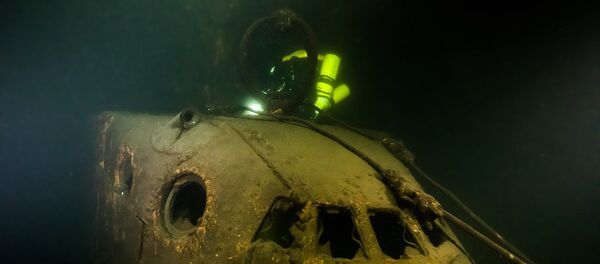 Submarino soviético Sch-317 - Sputnik Brasil