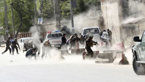 Forças de segurança do Afeganistão (foto de arquivo) - Sputnik Brasil