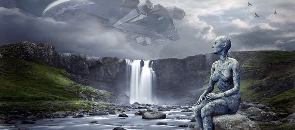 Uma extraterrestre (ilustração artística) - Sputnik Brasil