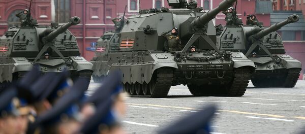 Ensaio geral do desfile da Vitória na Praça Vermelha - Sputnik Brasil