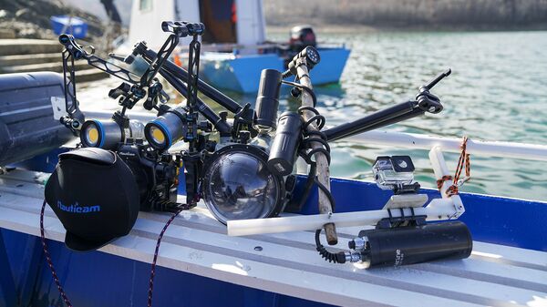 Equipamento dos mergulhadores - Sputnik Brasil