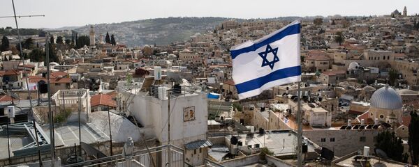 Bandeira de Israel em Jerusalém - Sputnik Brasil