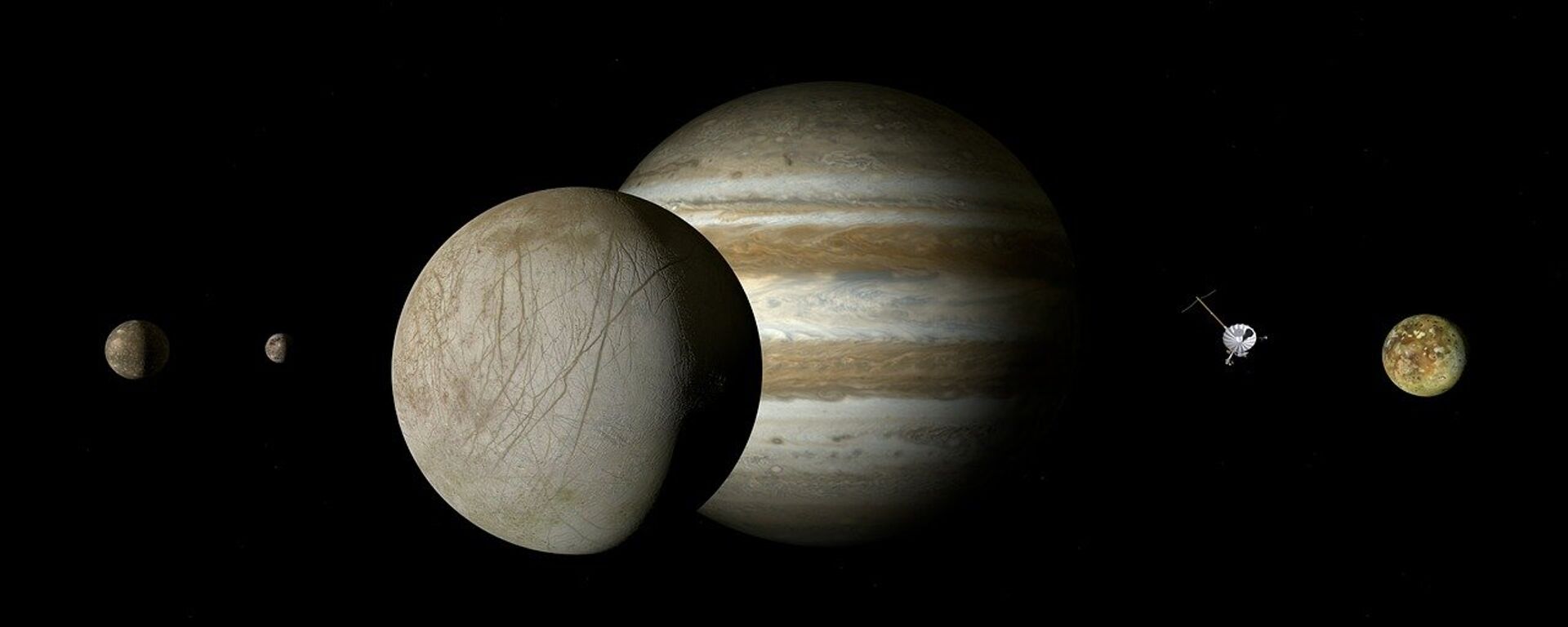 Europa, uma lua de Júpiter - Sputnik Brasil, 1920, 17.12.2022