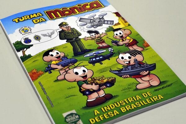 A revistinha da Turma da Mônica mostra aspectos das Forças Armadas para estudantes de escolas militares. - Sputnik Brasil