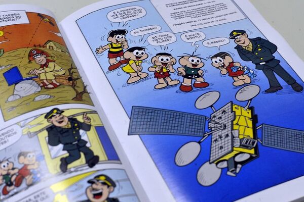 A revistinha da Turma da Mônica mostra aspectos das Forças Armadas para estudantes de escolas militares. - Sputnik Brasil