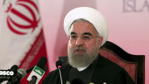 O presidente iraniano Hassan Rouhani - Sputnik Brasil