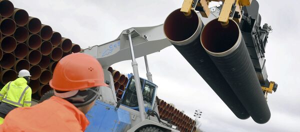 Construção do gasoduto North Stream 2 (Corrente do Norte 2) - Sputnik Brasil
