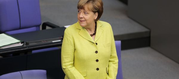 A chanceler alemã Angela Merkel em Berlim. A chanceler alemã Angela Merkel em Berlim. - Sputnik Brasil