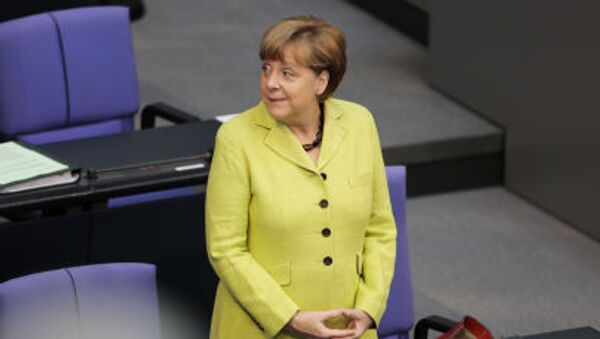 A chanceler alemã Angela Merkel em Berlim. - Sputnik Brasil