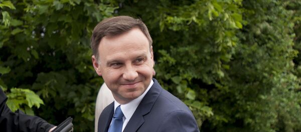 O presidente polonês Andrzej Duda - Sputnik Brasil