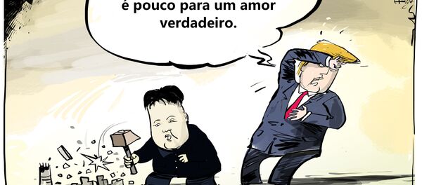 Está difícil conseguir amor de Trump - Sputnik Brasil