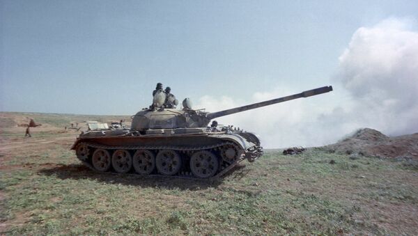 Tanque T-55 (foto de arquivo) - Sputnik Brasil