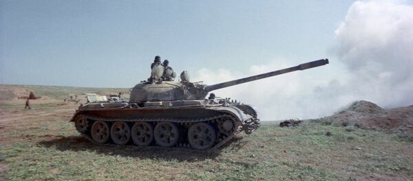 Tanque sírio T-55, desenvolvido na URSS - Sputnik Brasil