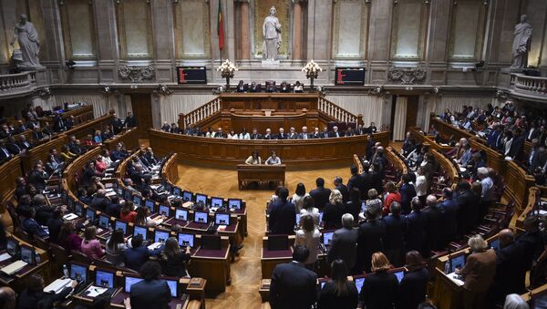 Assembleia da República Portuguesa em sessão de outubro de 2017 (arquivo) - Sputnik Brasil