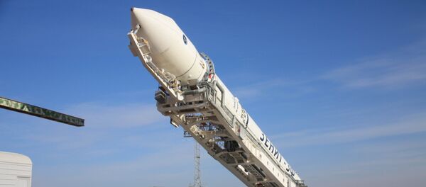 Preparativos para lançamento de um foguete portador ucraniano Zenit (foto de arquivo) - Sputnik Brasil