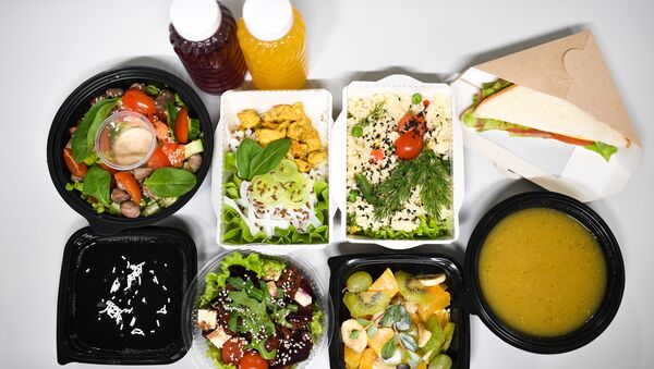 Combo de comidas dietéticas do delivery Fresh Diets em Volgogrado - Sputnik Brasil