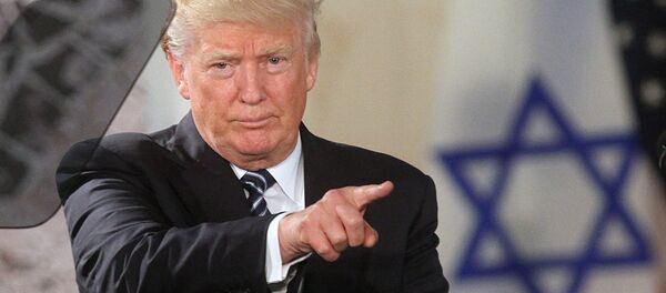 Presidente dos EUA, Donald Trump, discursando no Museu de Israel, em Jerusalém, 23 de maio de 2017 - Sputnik Brasil
