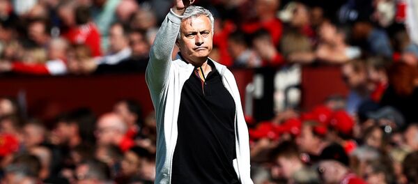Técnico português José Mourinho, em partida do clube Manchester United - Sputnik Brasil