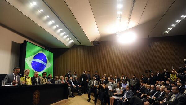 Reunião das bancadas de oposição na Câmara e no Senado - Sputnik Brasil