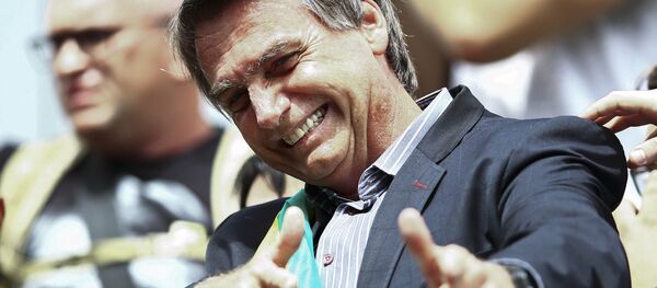 Deputado Federal Jair Bolsonaro (PSL-RJ), um dos principais nomes da chamada bancada da bala no Congresso - Sputnik Brasil