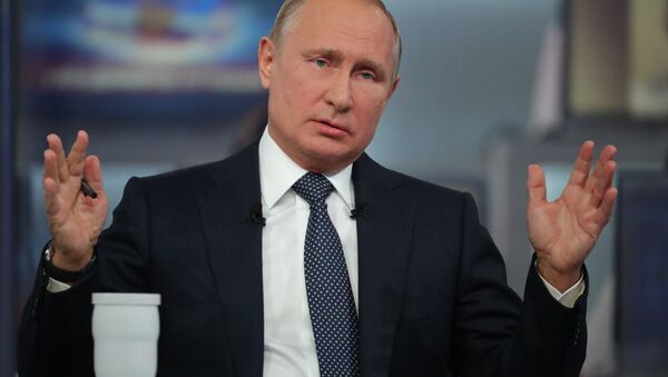 Linha Direta com Vladimir Putin - Sputnik Brasil