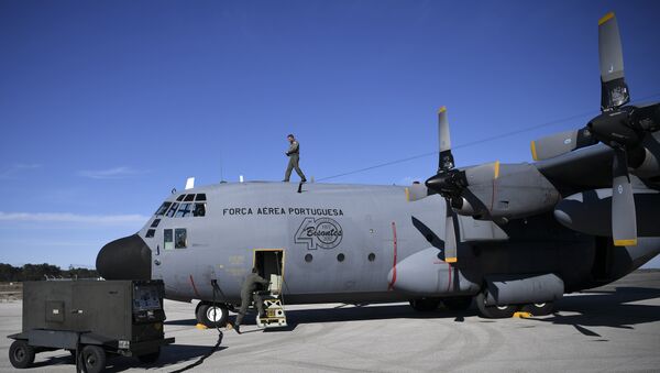 Exercícios da Força Aérea portuguesa no centro do país, fevereiro de 2018 - Sputnik Brasil