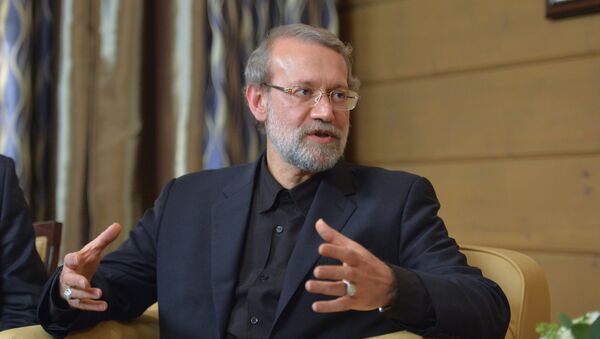 Presidente do Conselho Consultivo Islâmico (parlamento) da República Islâmica do Irã Ali Larijani. - Sputnik Brasil