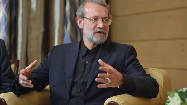 Presidente do Conselho Consultivo Islâmico (parlamento) da República Islâmica do Irã Ali Larijani. - Sputnik Brasil