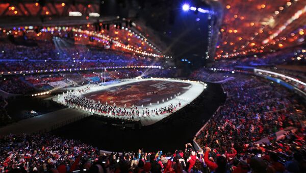Cerimônia de abertura das Olimpíadas de Sochi, em 2014 (foto de arquivo) - Sputnik Brasil