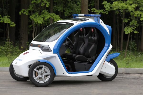 Carro elétrico Ovum da empresa Kalashnikov - Sputnik Brasil