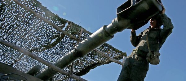 Obuse autopropulsado 2S3 Akatsia de 152 mm - Sputnik Brasil