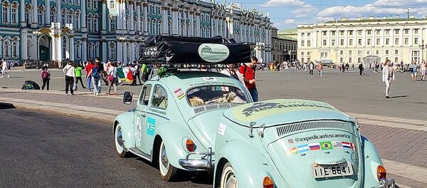 Expedição Fuscamérica em São Petersburgo. - Sputnik Brasil