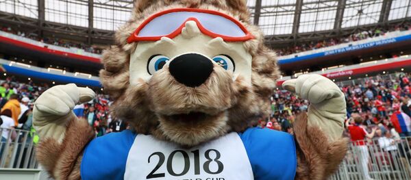 Lobo Zabivaka, mascote oficial da Copa 2018 - Sputnik Brasil