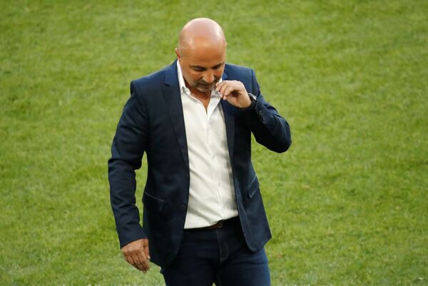 Jorge Sampaoli, treinador da seleção argentina - Sputnik Brasil