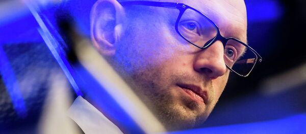 Arseni Yatseniuk, primeiro-ministro da Ucrânia - Sputnik Brasil