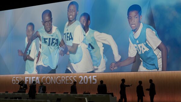 Pausa durante a reunião da FIFA em 29 de maio de 2015. - Sputnik Brasil