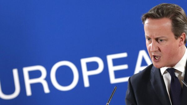 David Cameron, primeiro-ministro britânico - Sputnik Brasil