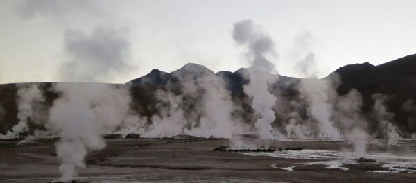 El Tatio, campo de gêiseres no Chile - Sputnik Brasil