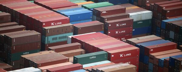 Container terminal in the port of Dalian, China Container terminal in the port of Dalian, China - Sputnik Brasil