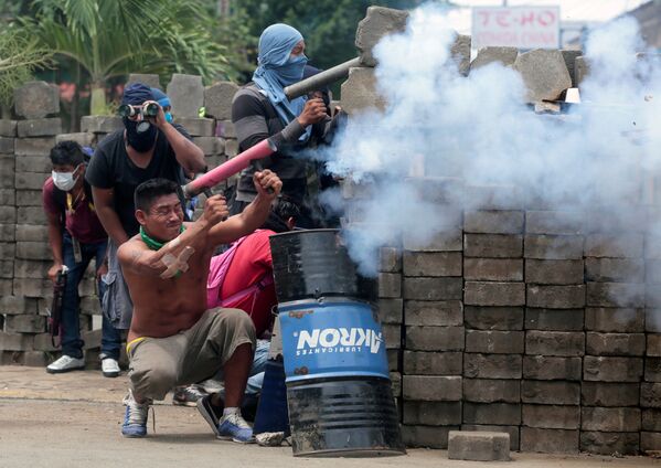 Manifestações contra o governo de Daniel Ortega na Nicarágua. - Sputnik Brasil