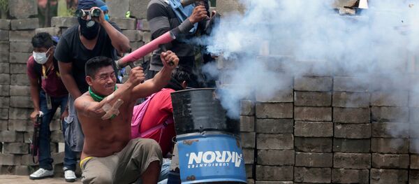 Manifestações contra o governo de Daniel Ortega na Nicarágua. - Sputnik Brasil