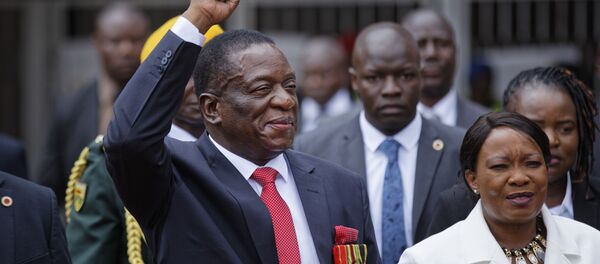 Emmerson Mnangagwa, presidente de Zimbabue - Sputnik Brasil