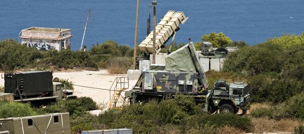 Bateria de mísseis terra-ar Patriot no norte de Israel - Sputnik Brasil