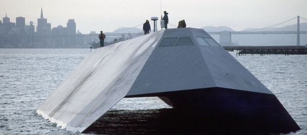 Navio furtivo Sea Shadow (IX-529) - Sputnik Brasil