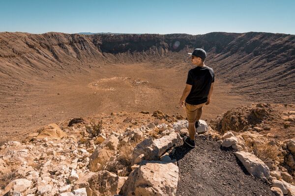 Cratera formada por meteorito no estado do Arizona, EUA - Sputnik Brasil