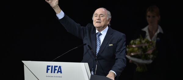 Joseph Blatter conquista seu quinto mandato como presidente da Fifa - Sputnik Brasil