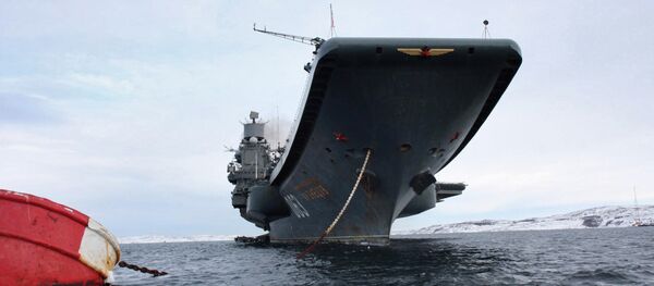 Navio de guerra da Frota do Norte Admiral Kuznetsov - Sputnik Brasil