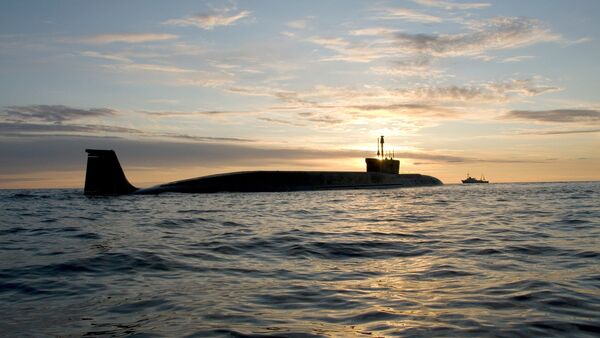 Submarino nuclear russo da classe Borey Yuri Dolgoruky - Sputnik Brasil