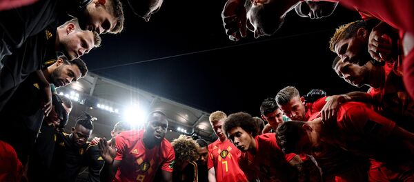 Seleção da Bélgica no jogo contra o Japão em Rostov-no-Don - Sputnik Brasil